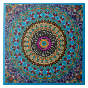 Mandala-Dekorationskeramikfliese Fliese
