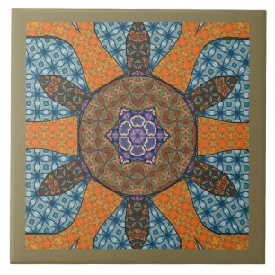 Mandala-Dekorationskeramikfliese Fliese