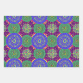 Mandala-Dekorationsmuster Geschenkpapier Set (Vorderseite)