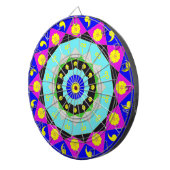 Mandala: Dekorativ Dartscheibe (Vorderseite rechts)