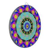 Mandala: Dekorativ Dartscheibe (Vorderseite Links)