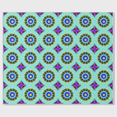 Mandala: Dekorativ Geschenkpapier (Flach)