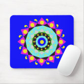 Mandala: Dekorativ Mousepad (Mit Mouse)
