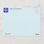 Mandala: Dekorativ Postkarte (Rückseite)