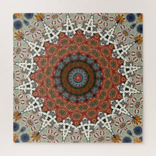 Mandala Dekorativ Puzzle