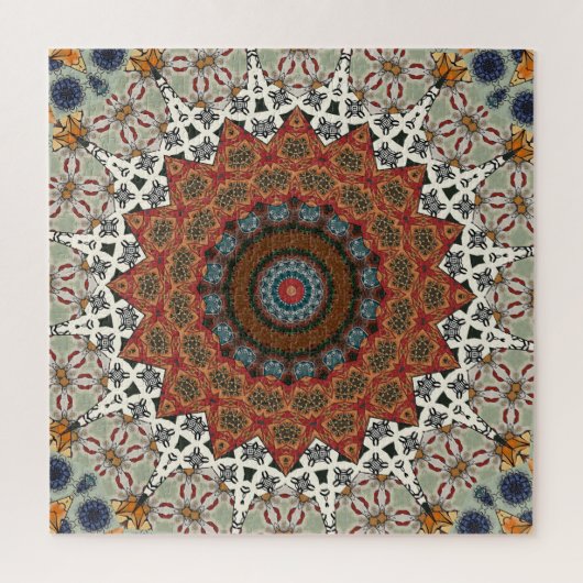 Mandala Dekorativ Puzzle (Vertikal)