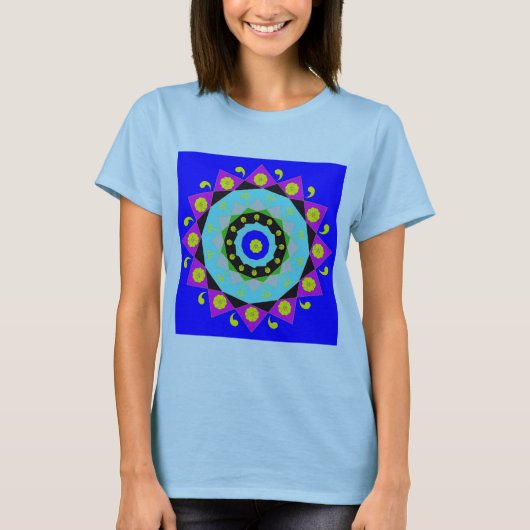 Mandala: Dekorativ T-Shirt (Vorderseite)