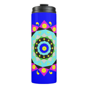 Mandala: Dekorativ Thermosbecher