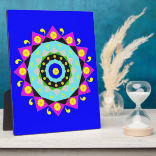 Mandala: Dekorative Plaque Fotoplatte