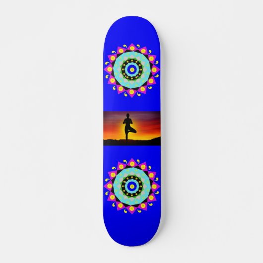 Mandala: Dekorative Skateboard (Vorne)