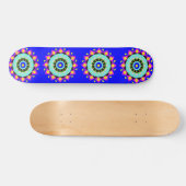 Mandala: Dekorative Skateboard (Horizontal)