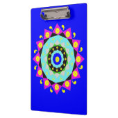Mandala: Dekorative Zwischenablage Klemmbrett (Links)