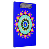 Mandala: Dekorative Zwischenablage Klemmbrett (Rechts)