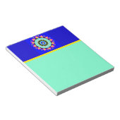 Mandala: Dekoratives Notepad Notizblock (angewinkelt)