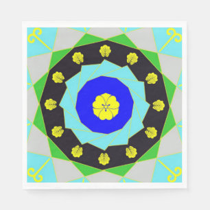 Mandala: Dekoratives Papier Napkin Serviette