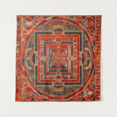 Mandala der Formen von Manjushri Wandteppich (Vorderseite (Horizontal))
