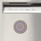 Mandala der gelben Rosen Magnet (In Situ (Geschirrspüler))