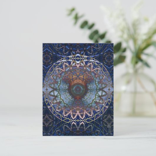 Mandala der Noedic Web Postcards Postkarte (Stehend Vorderseite)