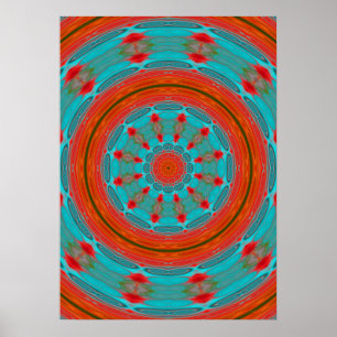 Mandala der Stärke Poster