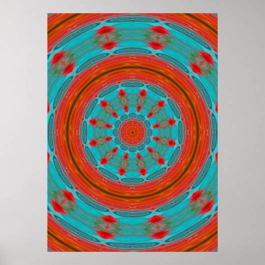 Mandala der Stärke Poster (Vorne)