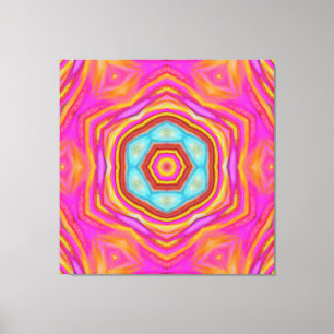 Mandala des Glücks Leinwanddruck