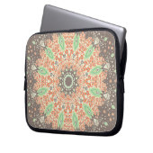Mandala des Wachstums Laptopschutzhülle (Vorderseite Links)