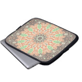 Mandala des Wachstums Laptopschutzhülle (Vorne Knopf)