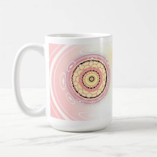 Mandala Design Art Kaffeetasse (Links)