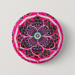 Mandala Design Button
