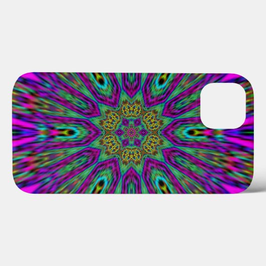 Mandala-Design Case-Mate iPhone Hülle (Rückseite (Horizontal))