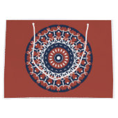 Mandala Design Geschenktasche Große Geschenktüte (Vorderseite)