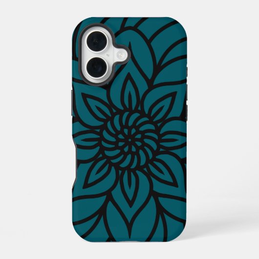 Mandala-Design-Handyhülle iPhone 16 Hülle (Rückseite)