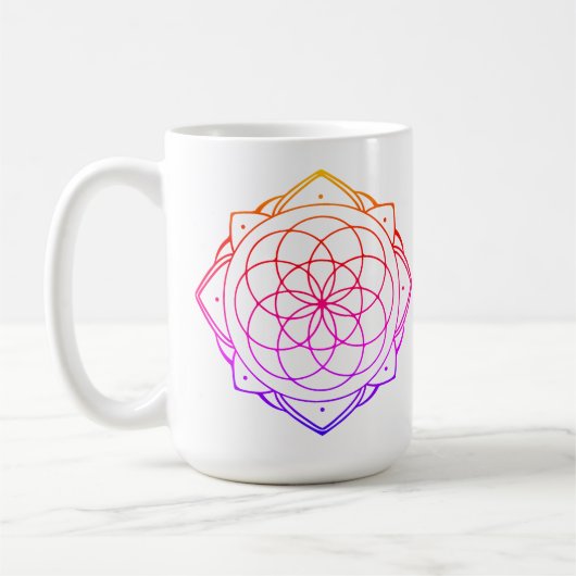 Mandala-Design-Kaffeetasse Kaffeetasse (Links)