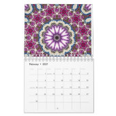 Mandala-Design Kalender (Feb 2027)