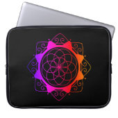 Mandala Design Laptop Case (Vorderseite)