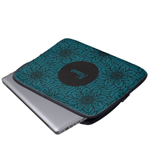 Mandala Design Laptopschutzhülle (Vorne Knopf)