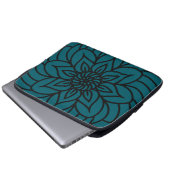 Mandala-Design-Laptoptasche Laptopschutzhülle (Vorne Knopf)
