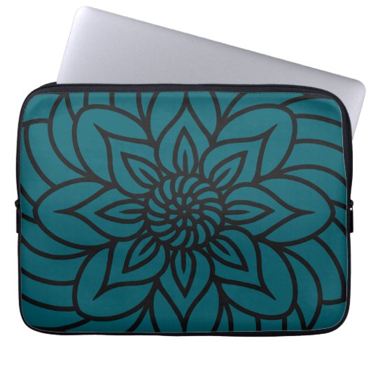 Mandala-Design-Laptoptasche Laptopschutzhülle (Vorderseite)