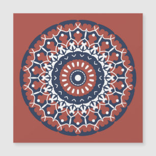 Mandala Design Magnetkarte Magneteinladung