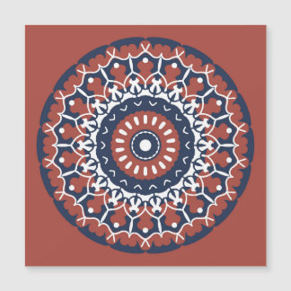 Mandala Design Magnetkarte Magneteinladung