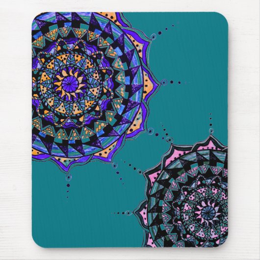Mandala Design Mousepad (Vorne)