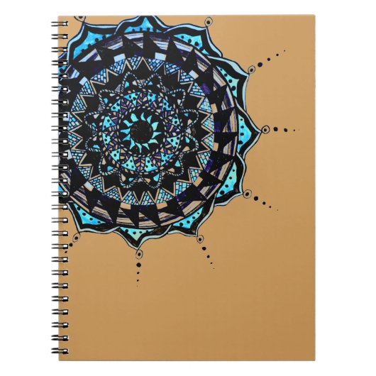 Mandala Design Notizblock (Vorderseite)
