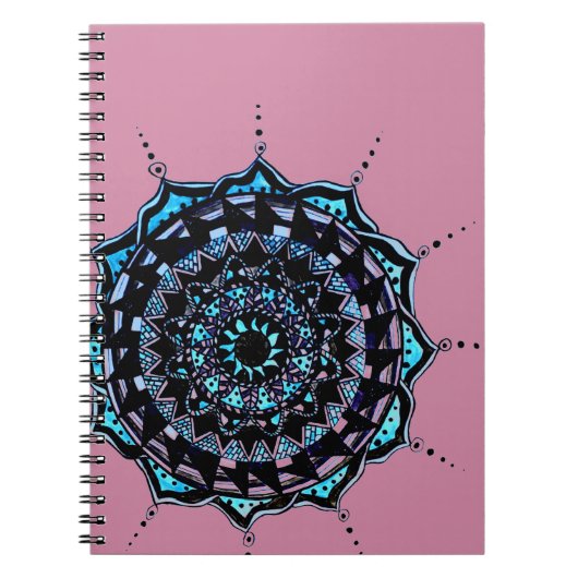 Mandala Design Notizblock (Vorderseite)