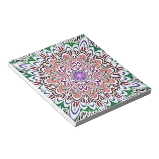 Mandala-Design Notizblock (angewinkelt)
