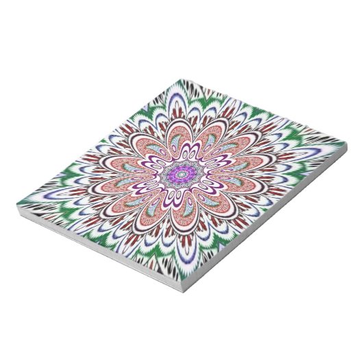Mandala-Design Notizblock (Rotiert)