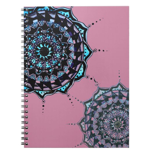 Mandala Design Notizblock (Vorderseite)