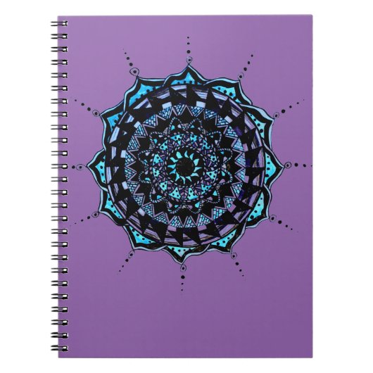 Mandala Design Notizblock (Vorderseite)