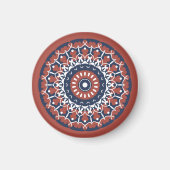 Mandala Design Ornament Magnet (Vorne)