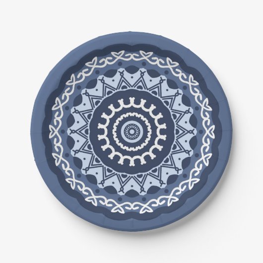 Mandala Design Paper Teller (Vorderseite)