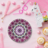 Mandala-Design Pappteller (Party)